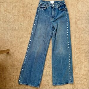 Reformation Cary High Rise Slouchy Wide Leg Jeans